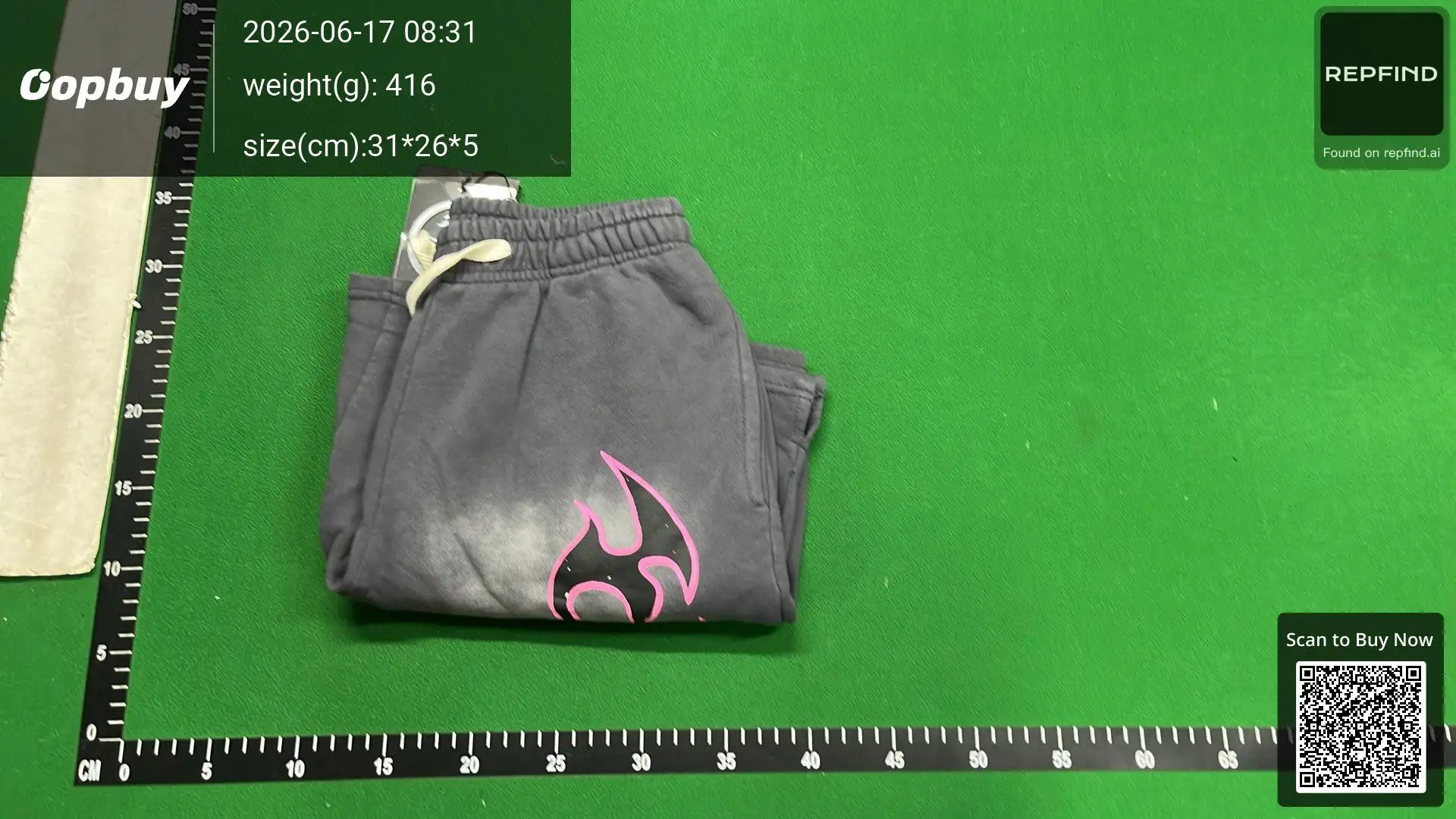 Hellstar Flame Print Washed Shorts -5