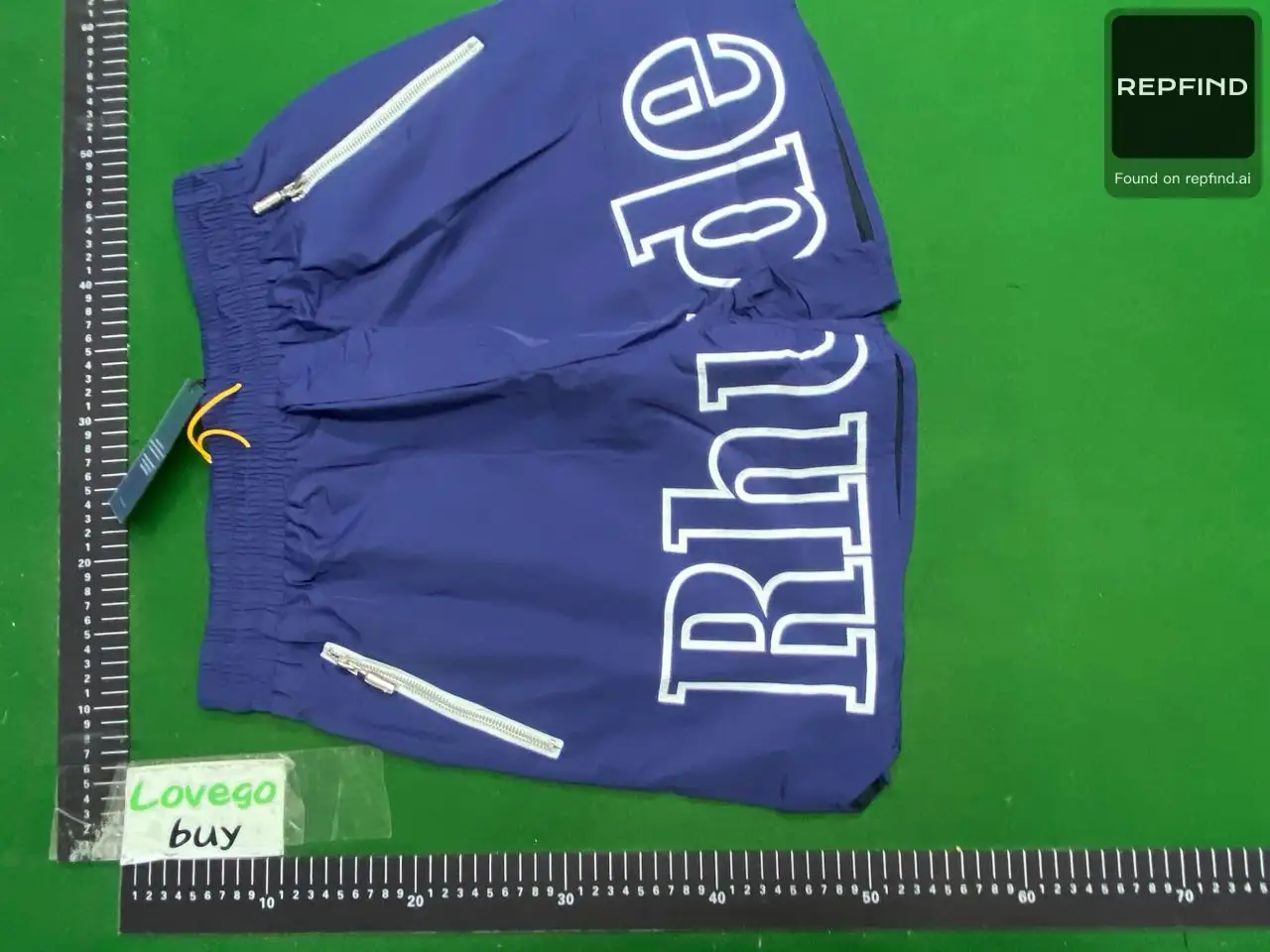 Rhude Logo Drawstring Knit Shorts -2
