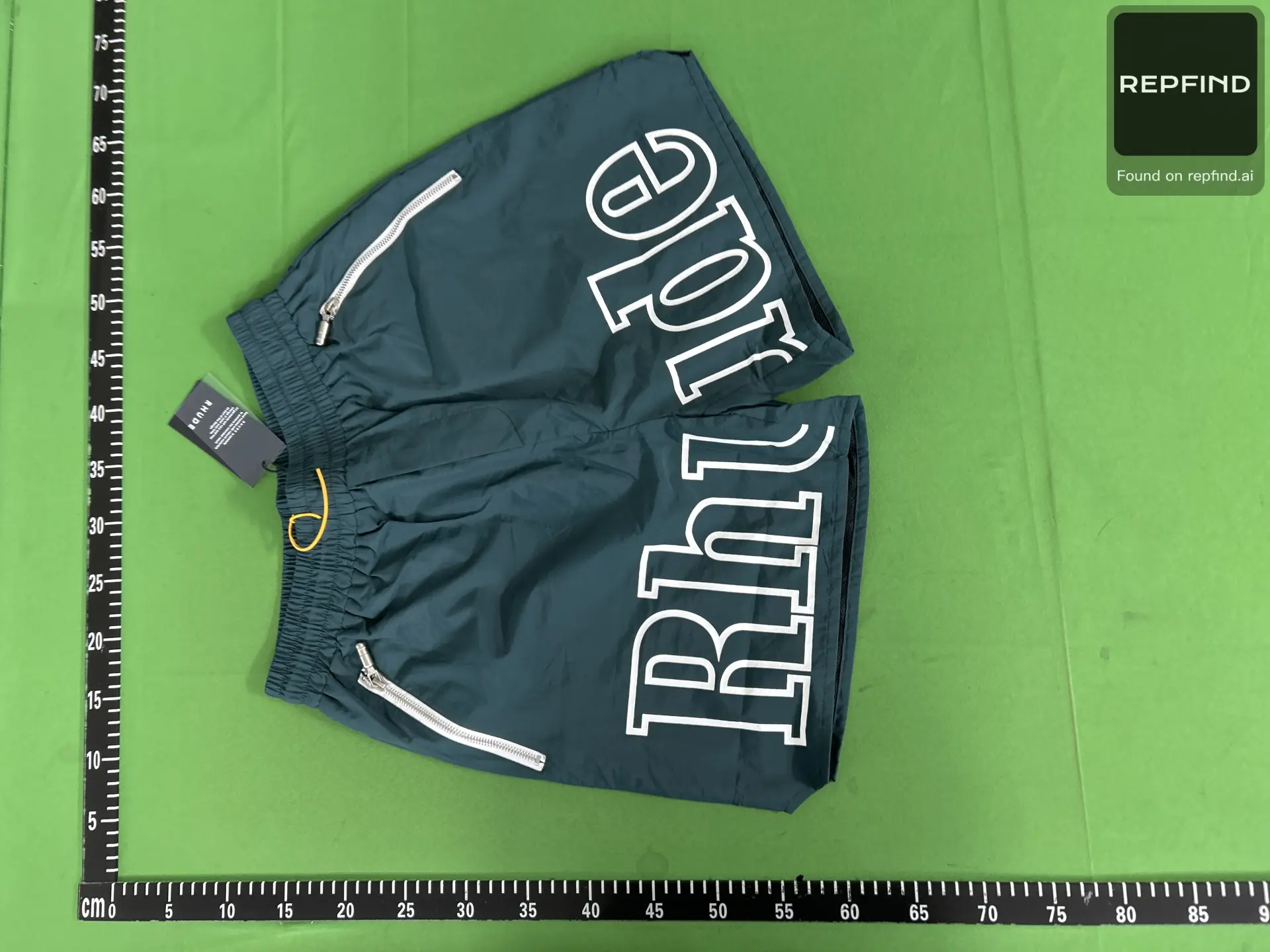 Rhude Logo Drawstring Knit Shorts -4