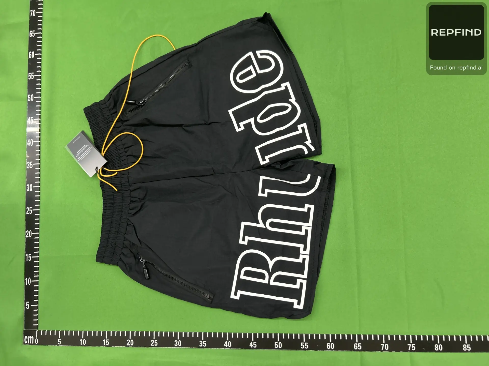 Rhude Logo Drawstring Knit Shorts -5
