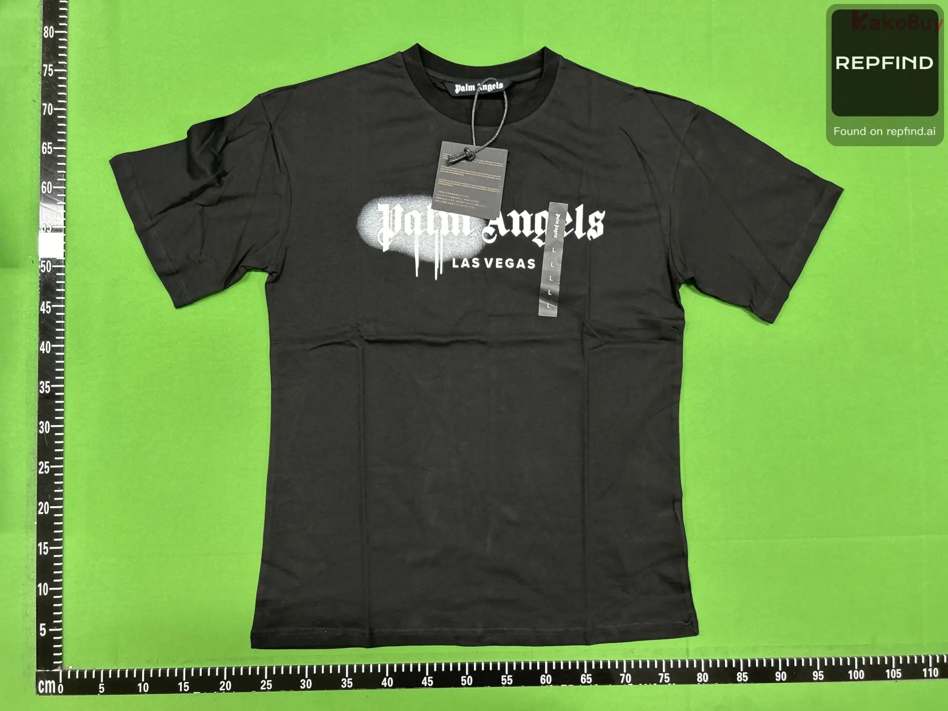 Palm Print Crew Neck T-Shirt -3