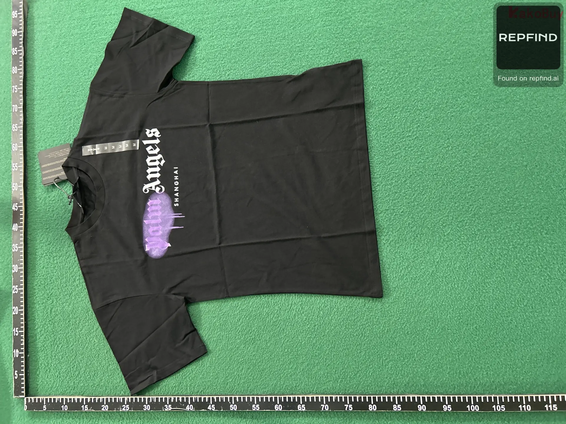 Palm Print Crew Neck T-Shirt -4