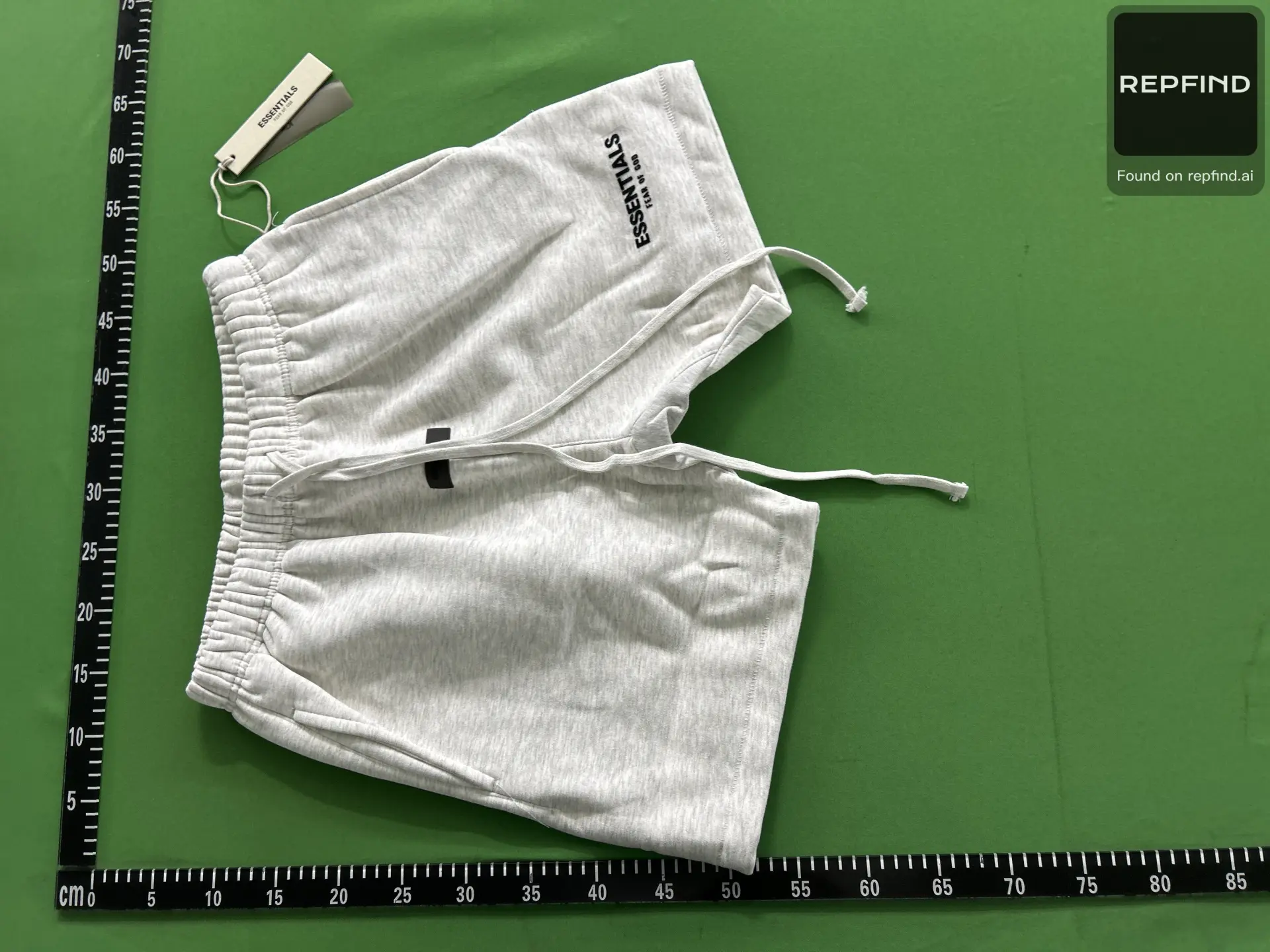 Flocked Print Drawstring Shorts -2