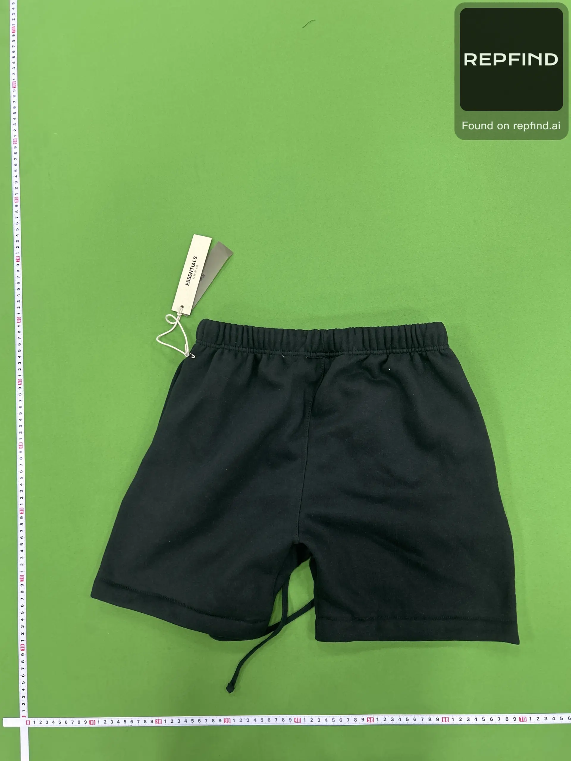 Flocked Print Drawstring Shorts -4