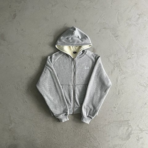 Embroidered Knit Hoodie
