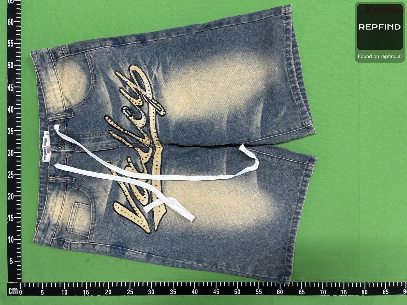 DJ-jump5-Vale Valley Forever Iced Out Jorts Jean Shorts -5