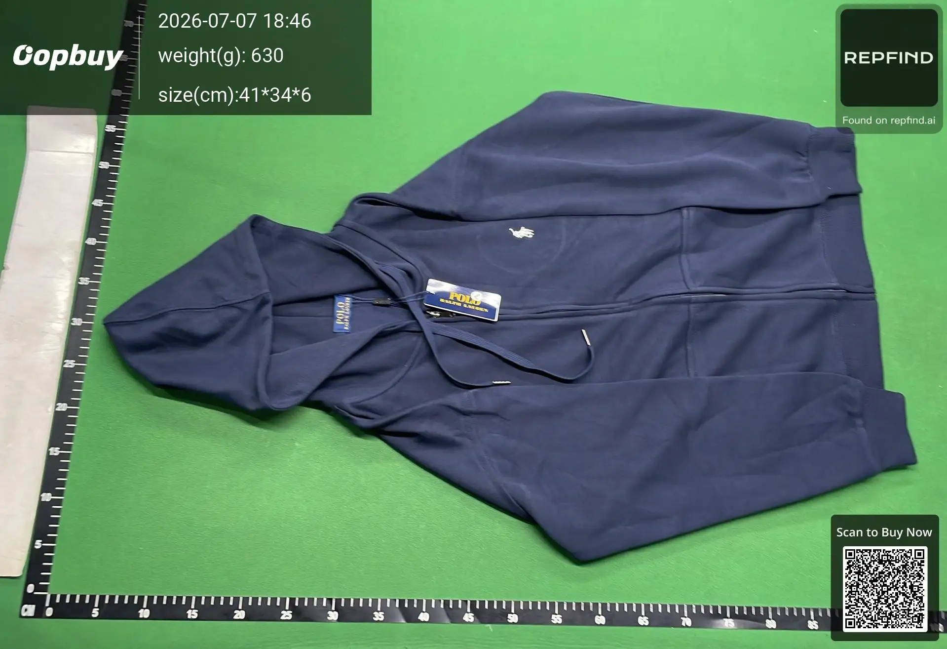 2053 Embroidered Zip-Up Sweatshirt -3
