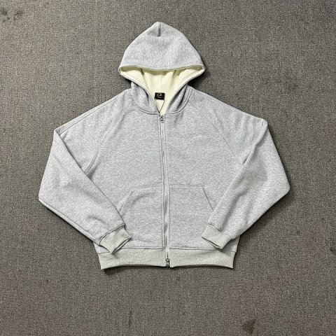Gray Zip-Up Hoodie and Joggers