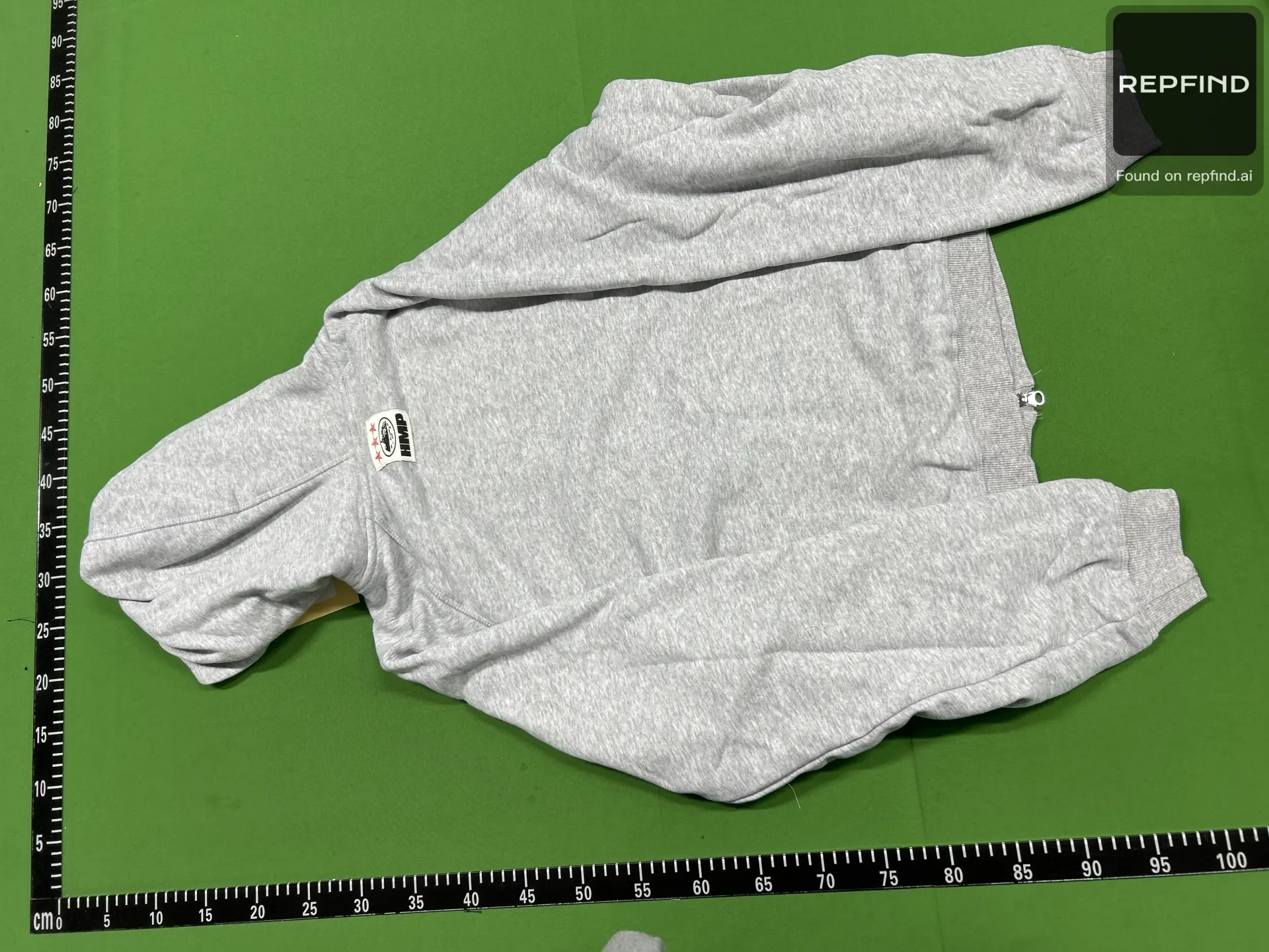 Gray Zip-Up Hoodie and Joggers Set -4