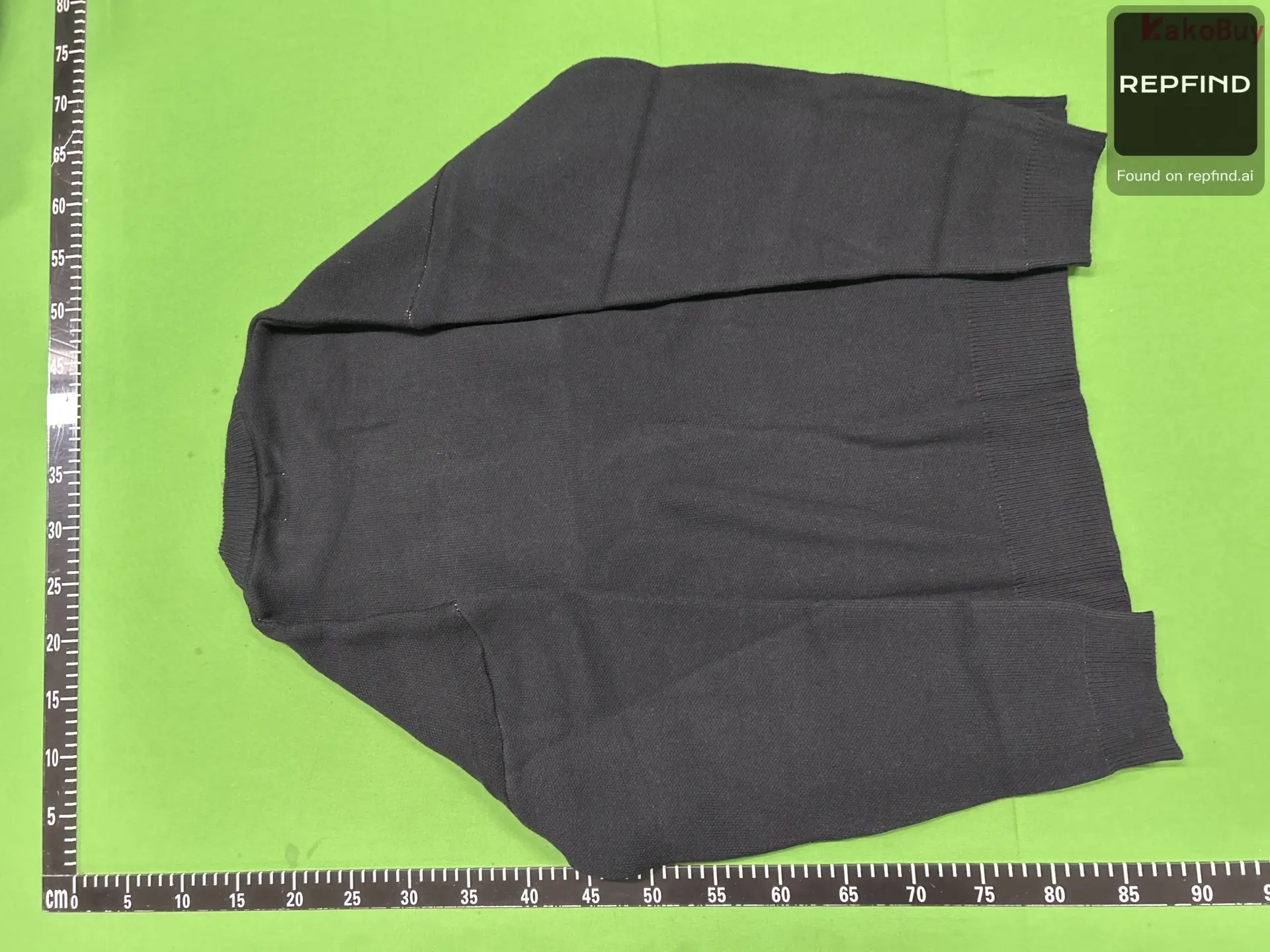 FW22 Black Bunny Graphic Knit Sweater -3