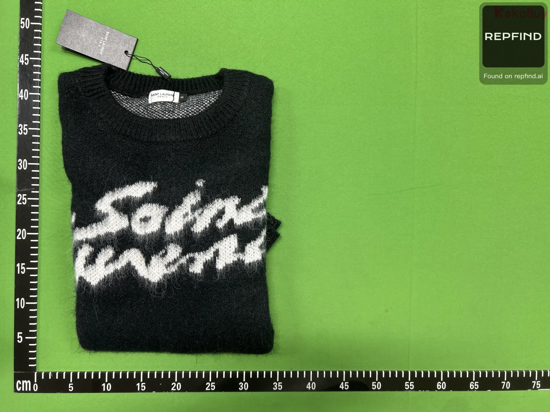 FW22 Black Bunny Graphic Knit Sweater -5