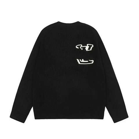 Wool Boucle Crewneck Sweater