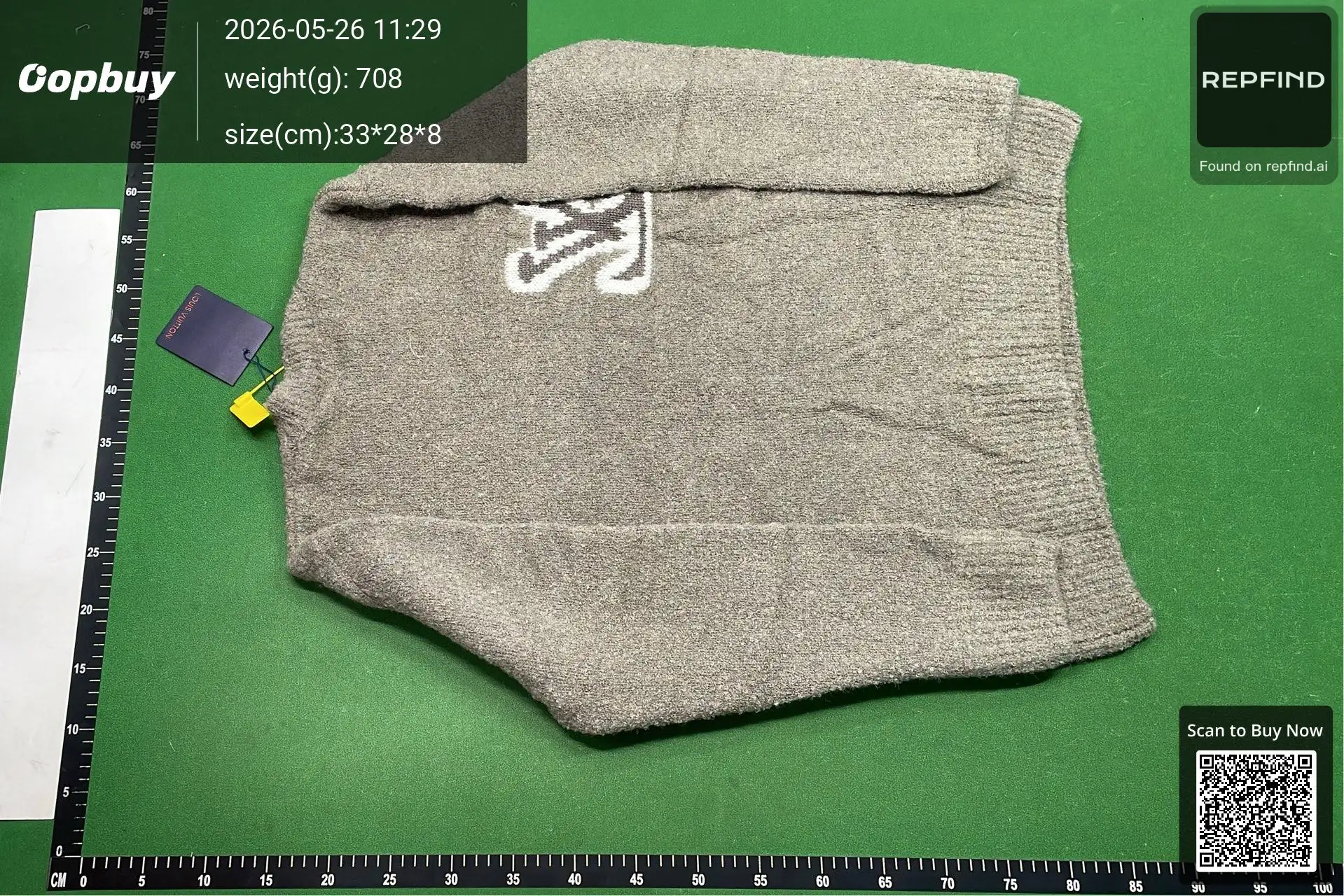 Wool Boucle Crewneck Sweater -5