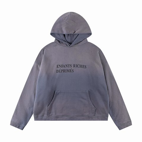 ERD Gray Logo Print Pullover H