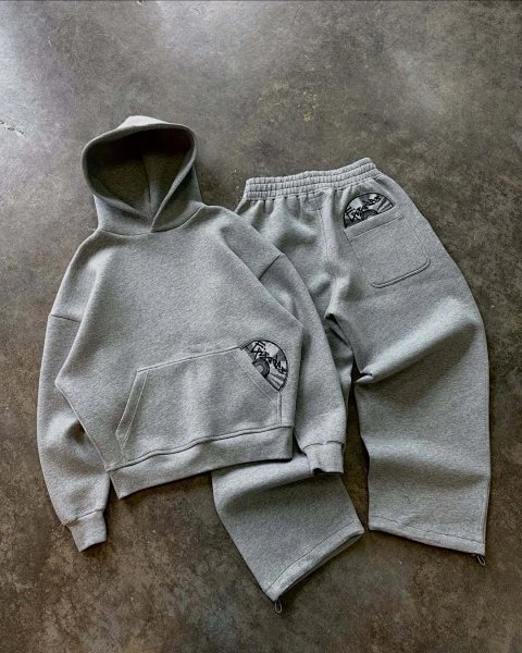 Embroidered Hoodie and Pants S