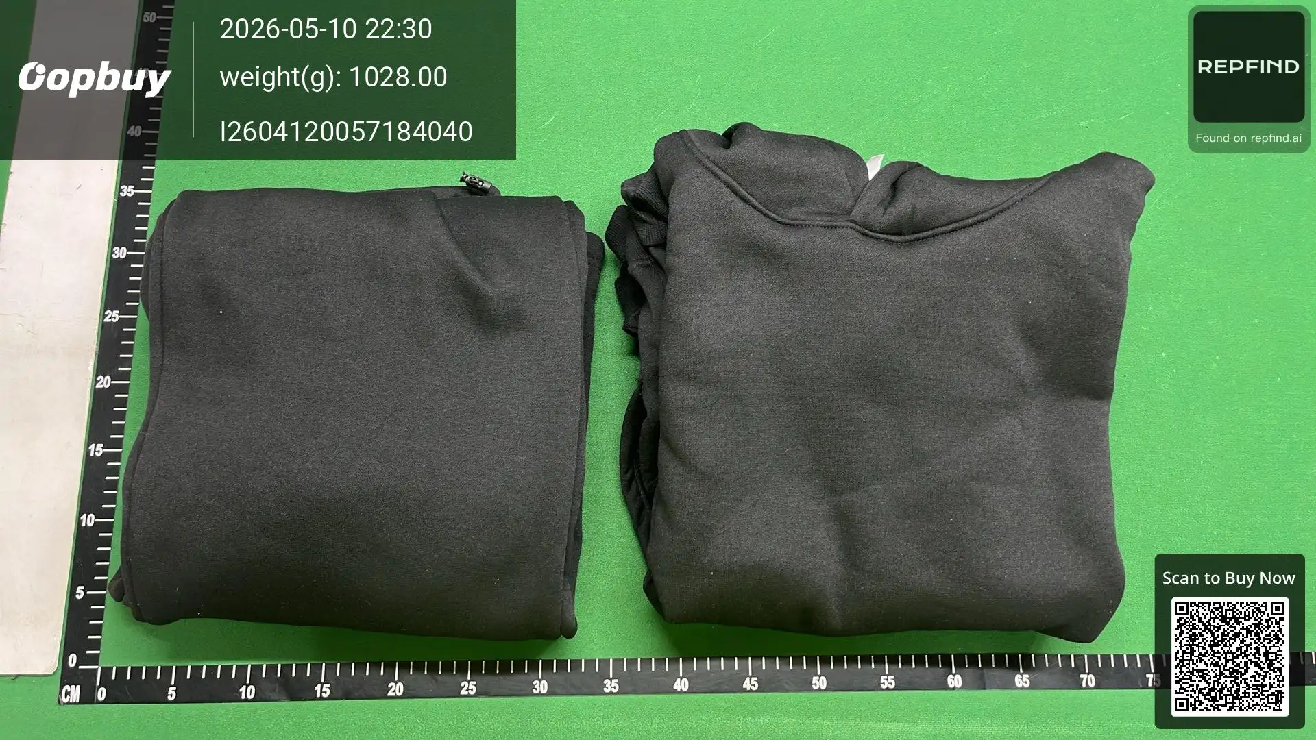 Embroidered Hoodie and Pants Set -2