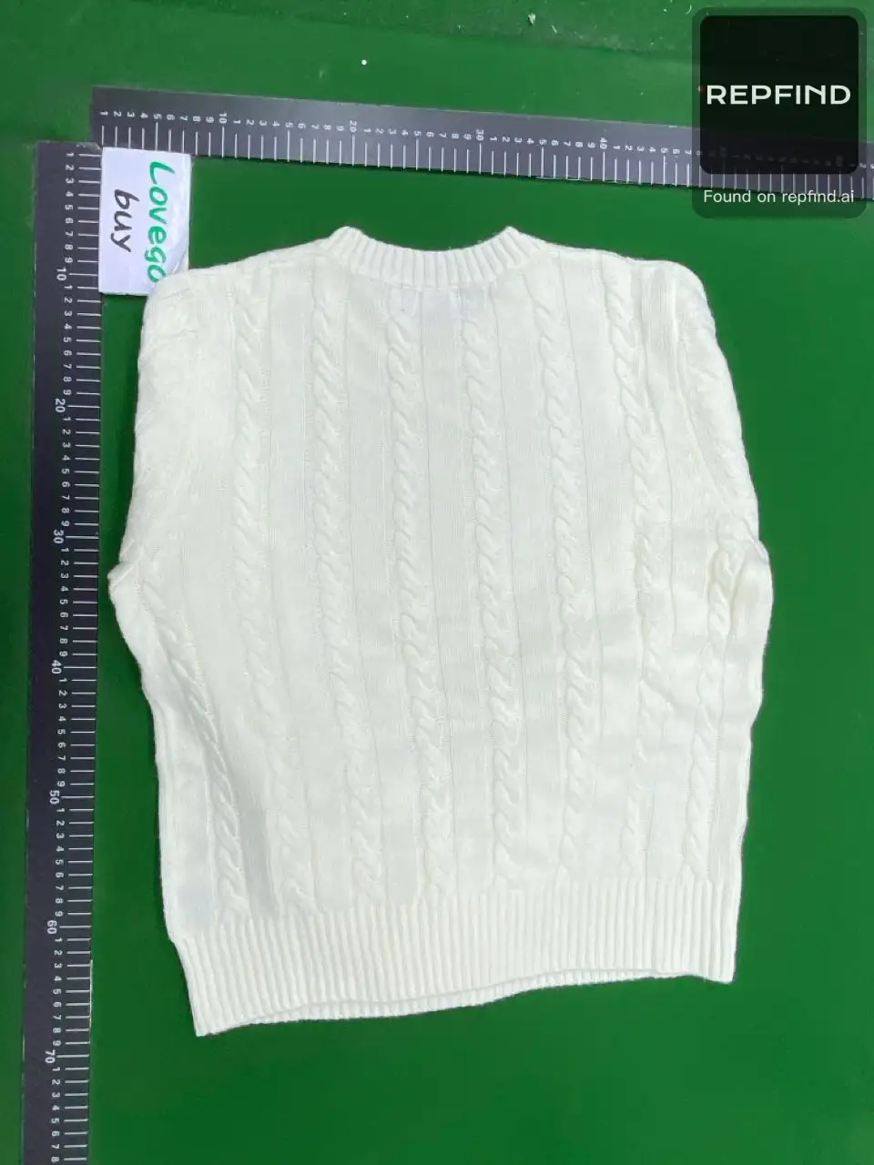 RL Embroidered Cable-Knit Crewneck Sweater -2