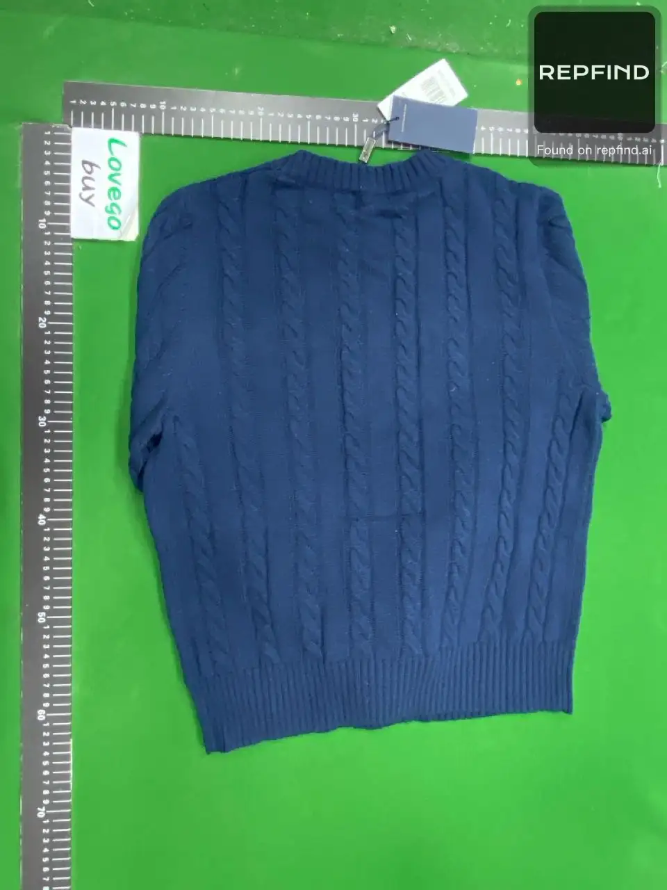 RL Embroidered Cable-Knit Crewneck Sweater -5