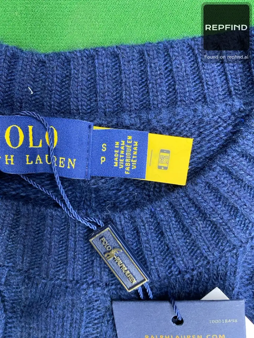 RL Embroidered Cable-Knit Crewneck Sweater -6