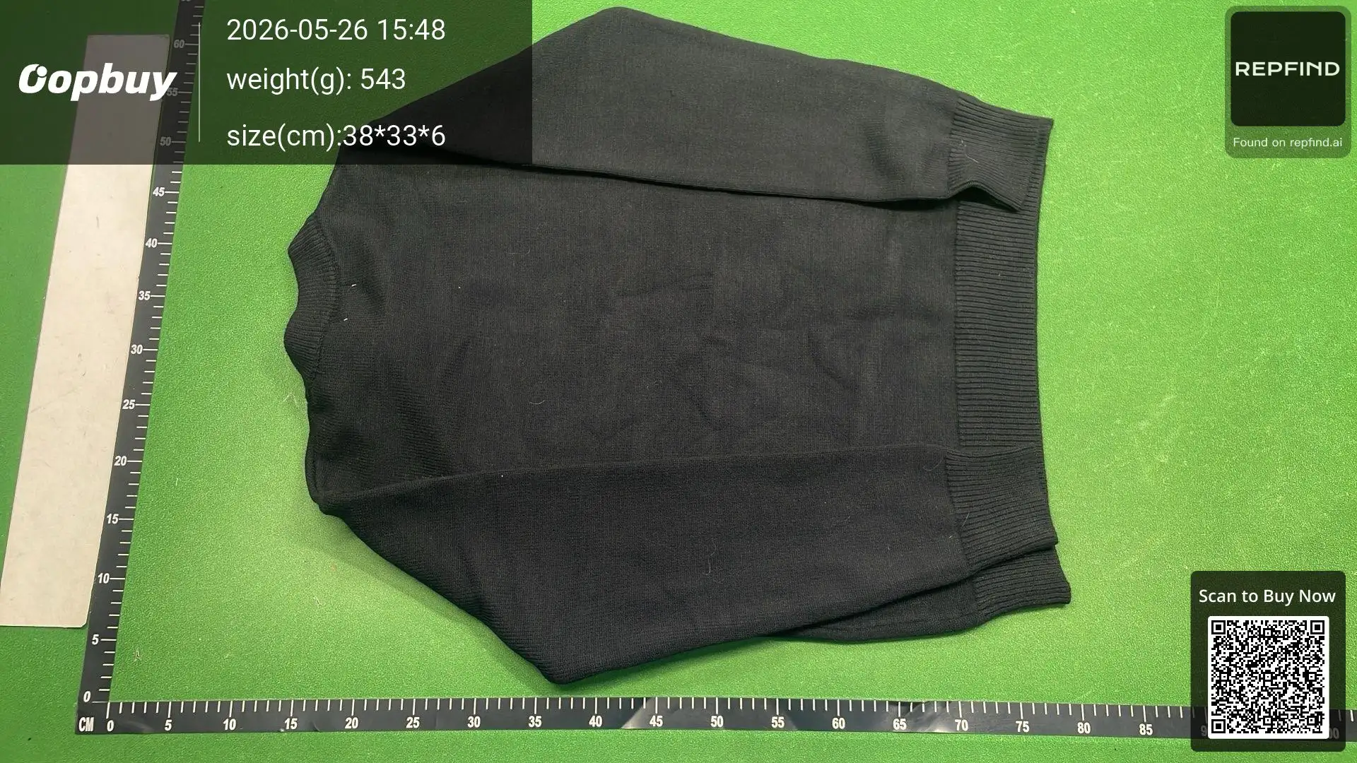 Jacquard Pattern Wool Knit Sweater -4