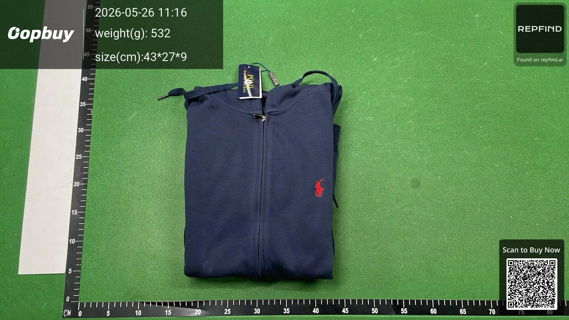 Cotton Zip-Up Hoodie Jacket -3