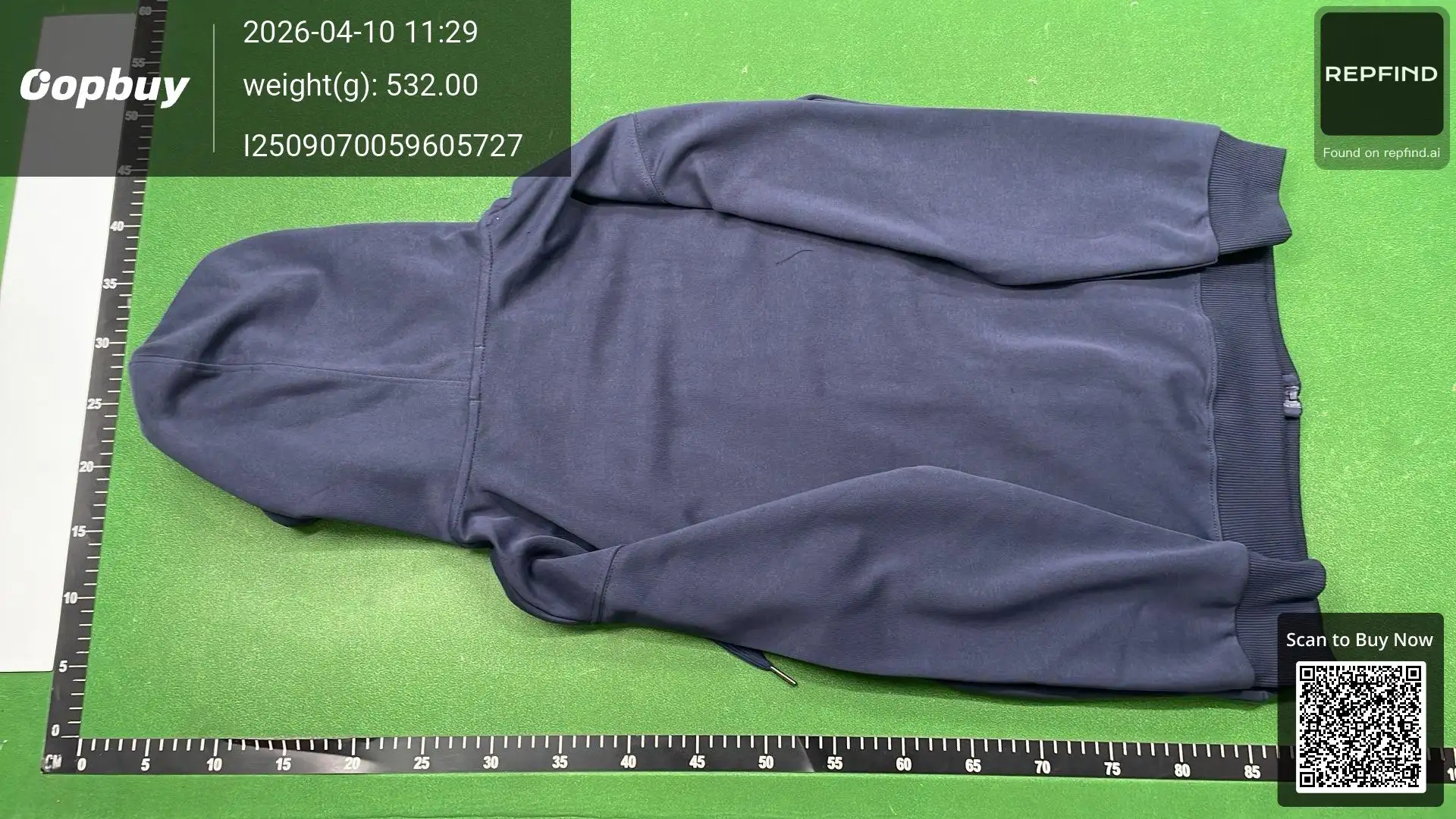Cotton Zip-Up Hoodie Jacket -4