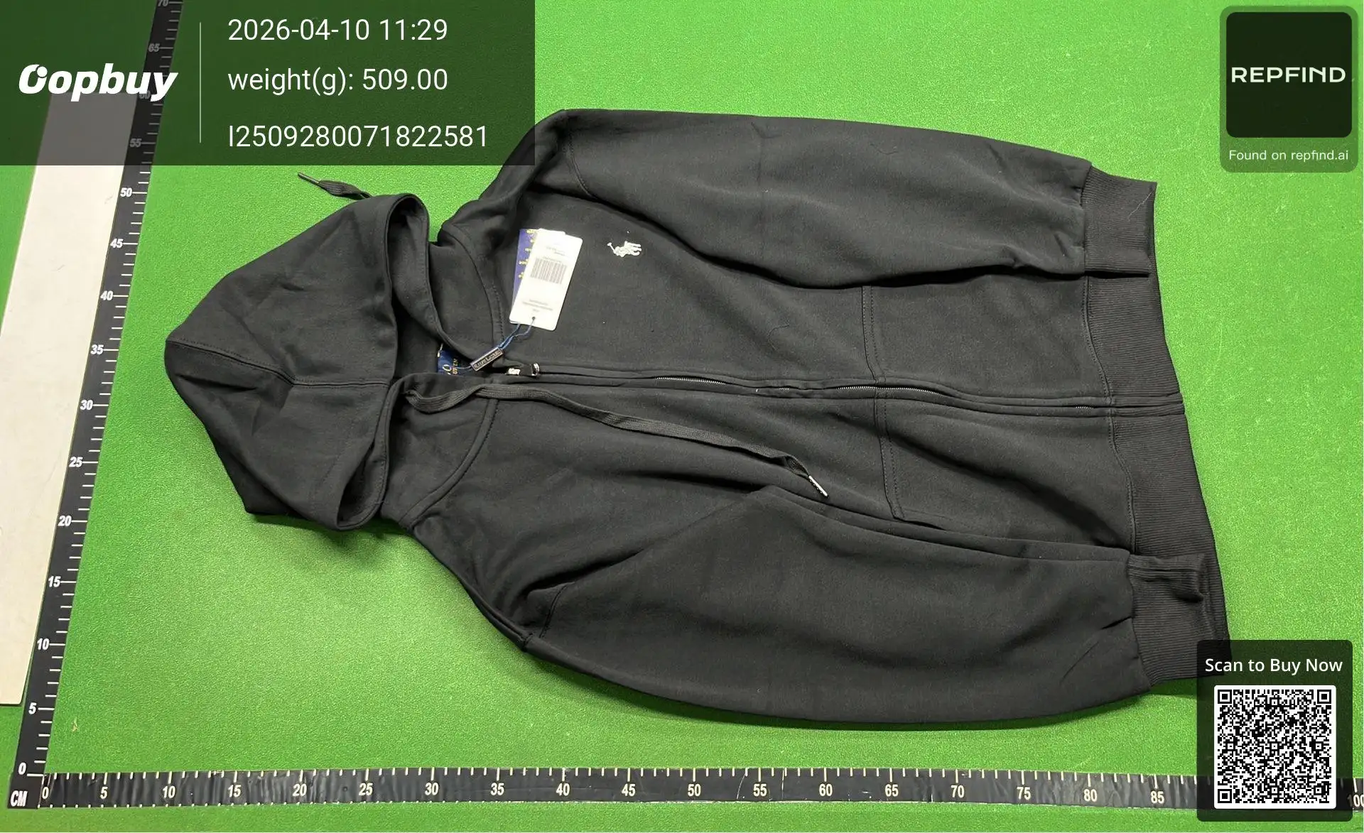 Cotton Zip-Up Hoodie Jacket -5