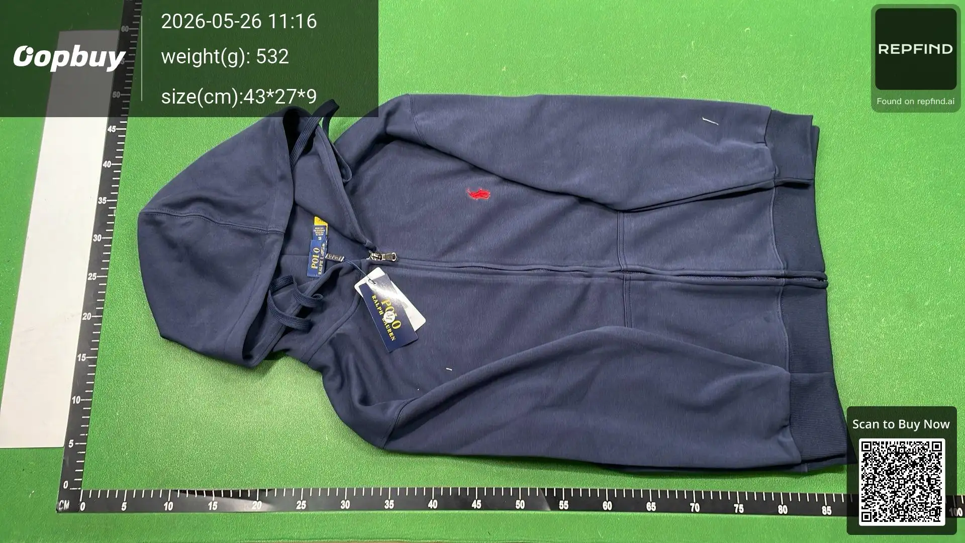 Cotton Zip-Up Hoodie Jacket -6