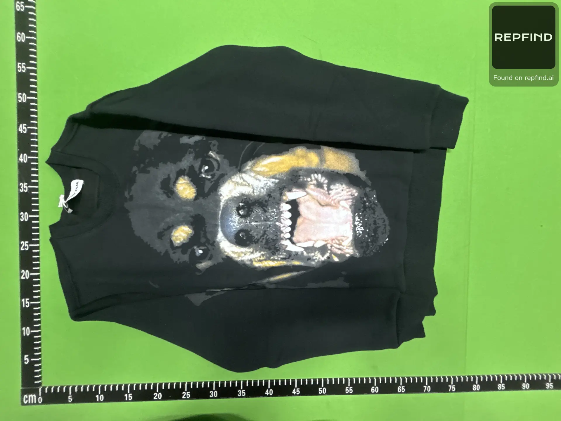 Fleece Dog Graphic Crewneck Sweatshirt -3