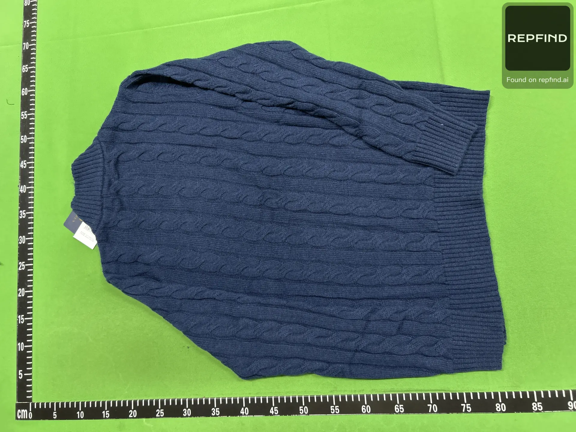 Men’s Cable-Knit Half-Zip Sweater -2