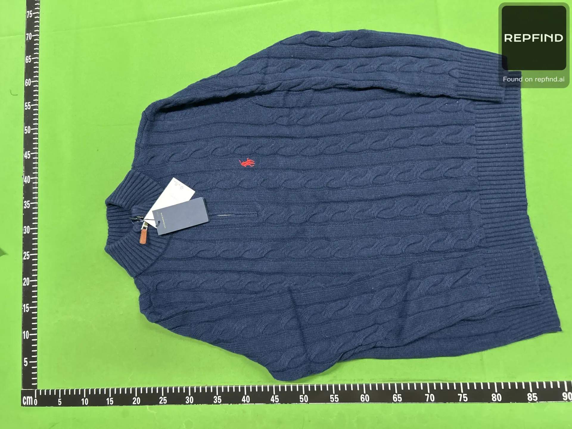 Men’s Cable-Knit Half-Zip Sweater -4
