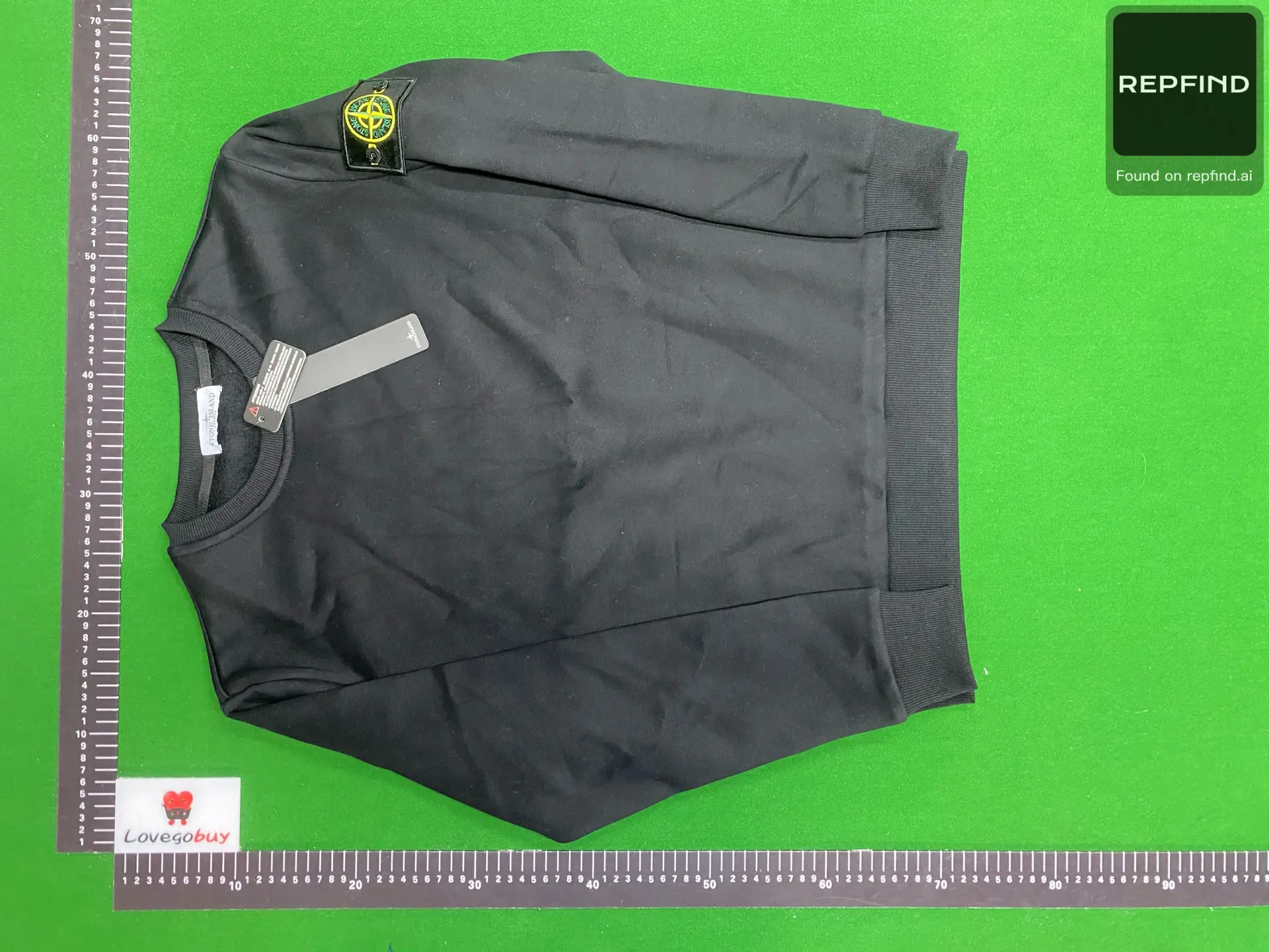 Compass Badge Crewneck Sweatshirt -3