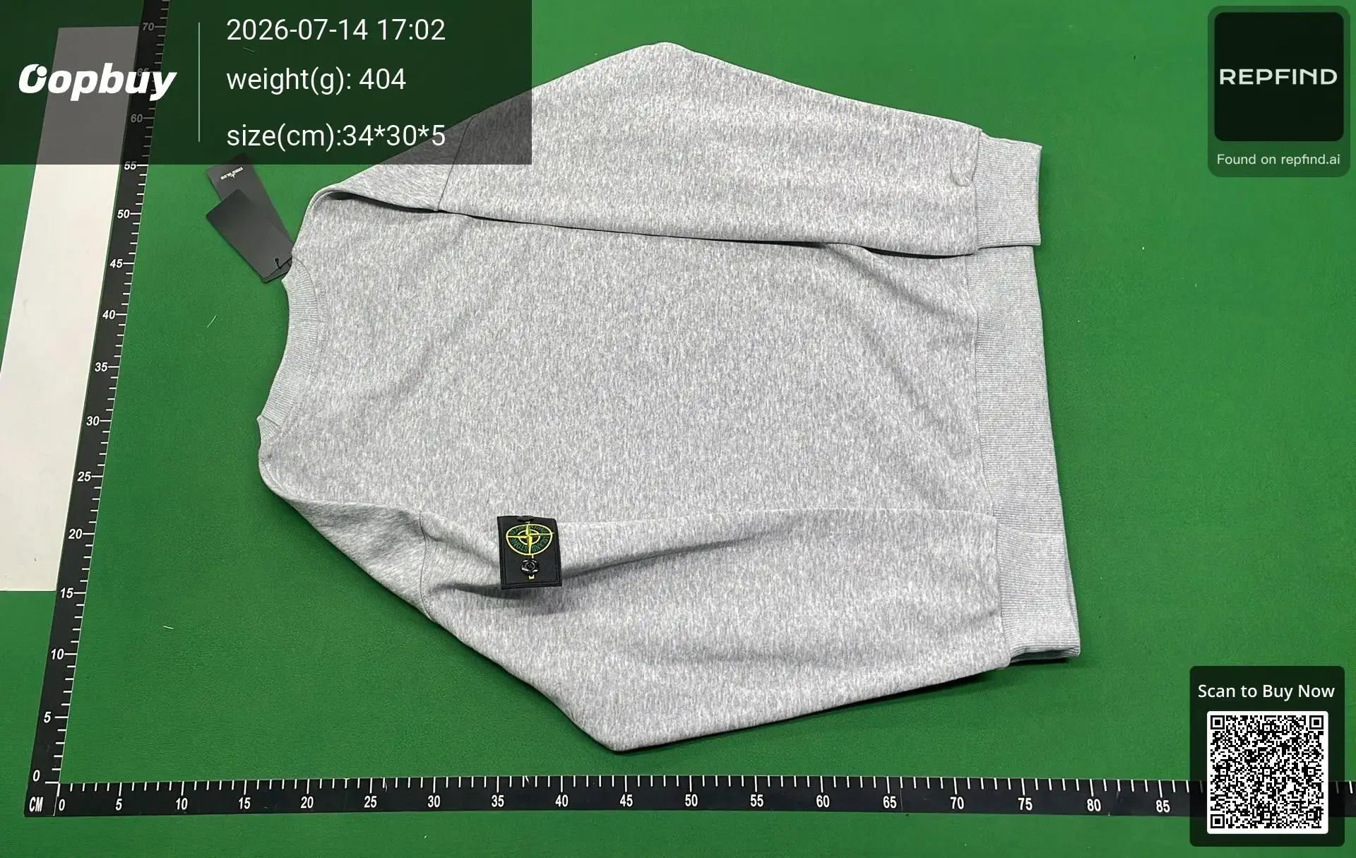 Compass Badge Crewneck Sweatshirt -6