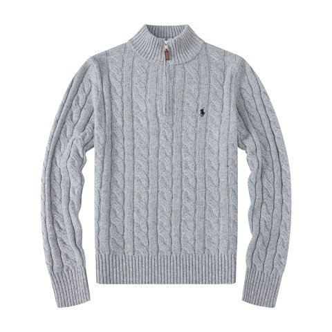 Pony Embroidered Crewneck Knit Sweater