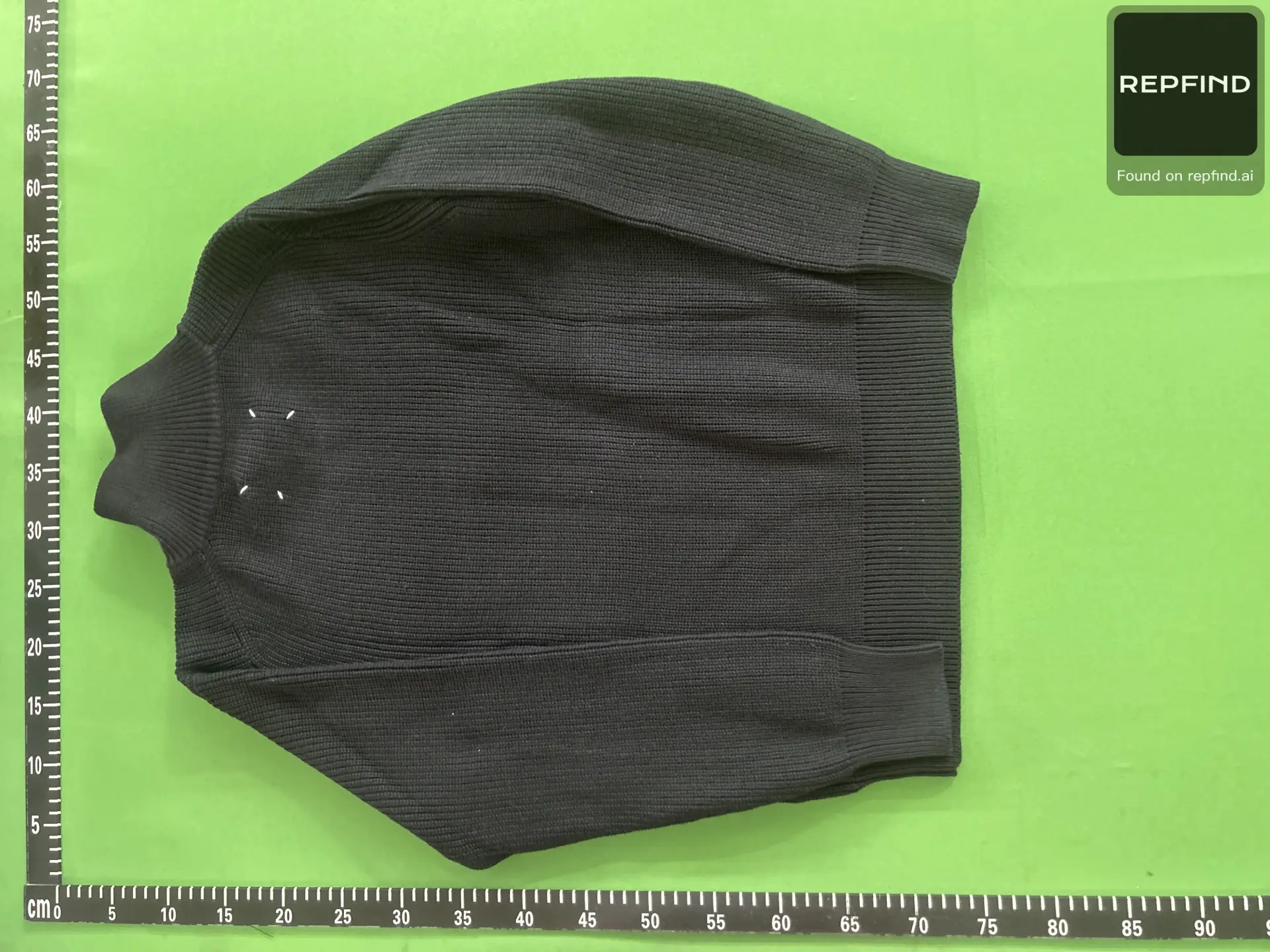 High-Neck Double-Zip Knit Cardigan -4