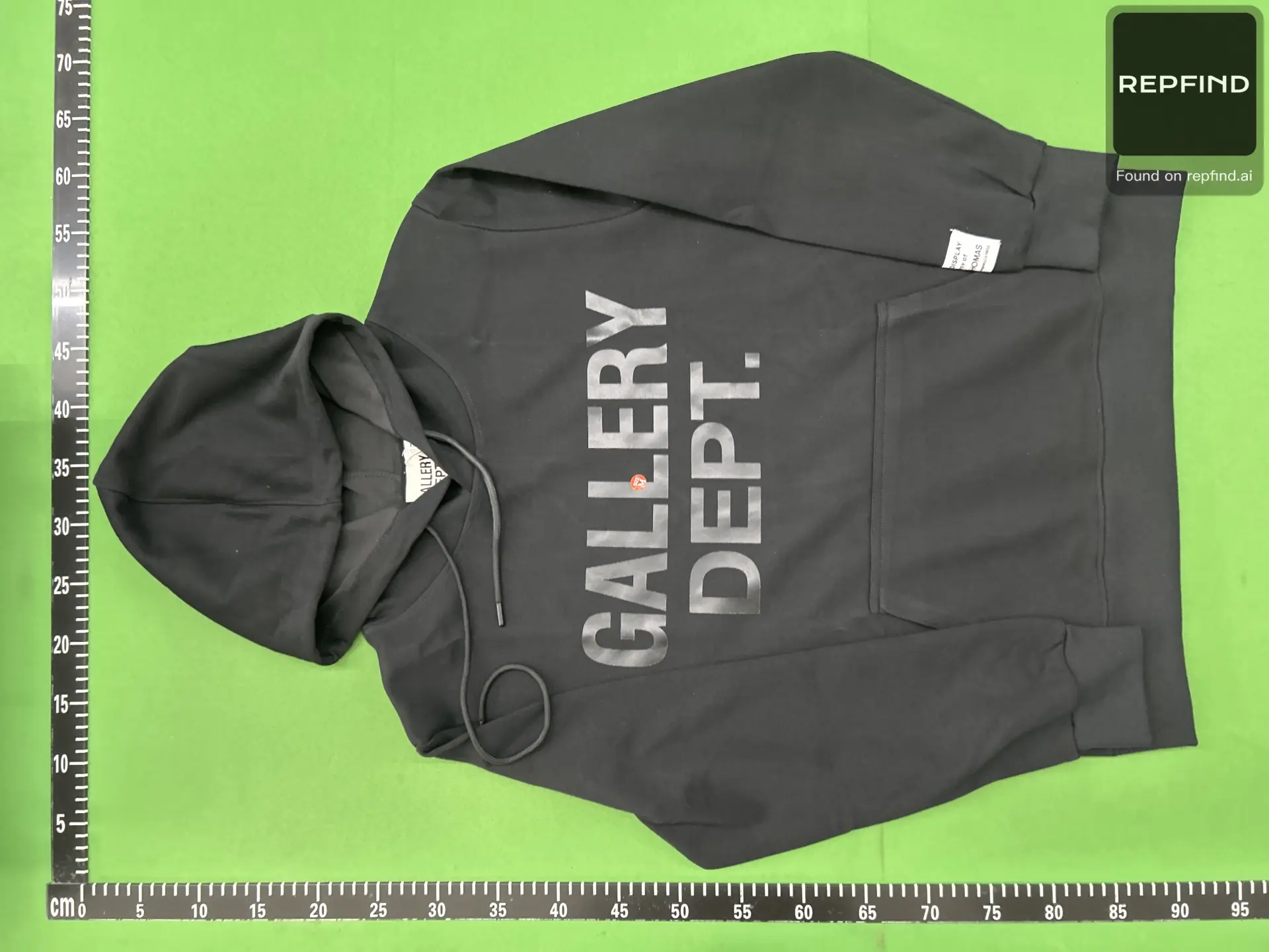 Letter and Paint-Splatter Graphic Hoodie -2