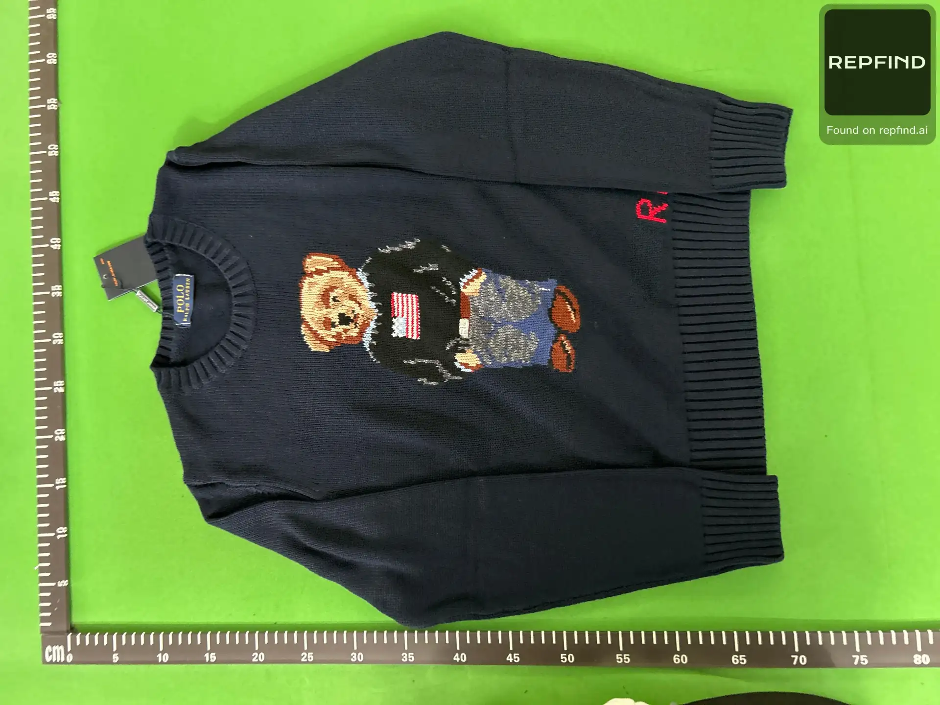 2025 Bear Graphic Crewneck Sweater -6