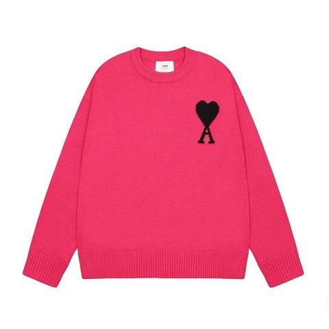 Heart Jacquard Knit Sweater, 1