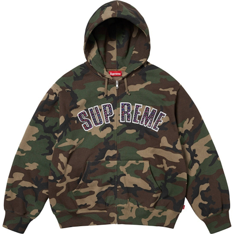 Camouflage Embellished Pullove