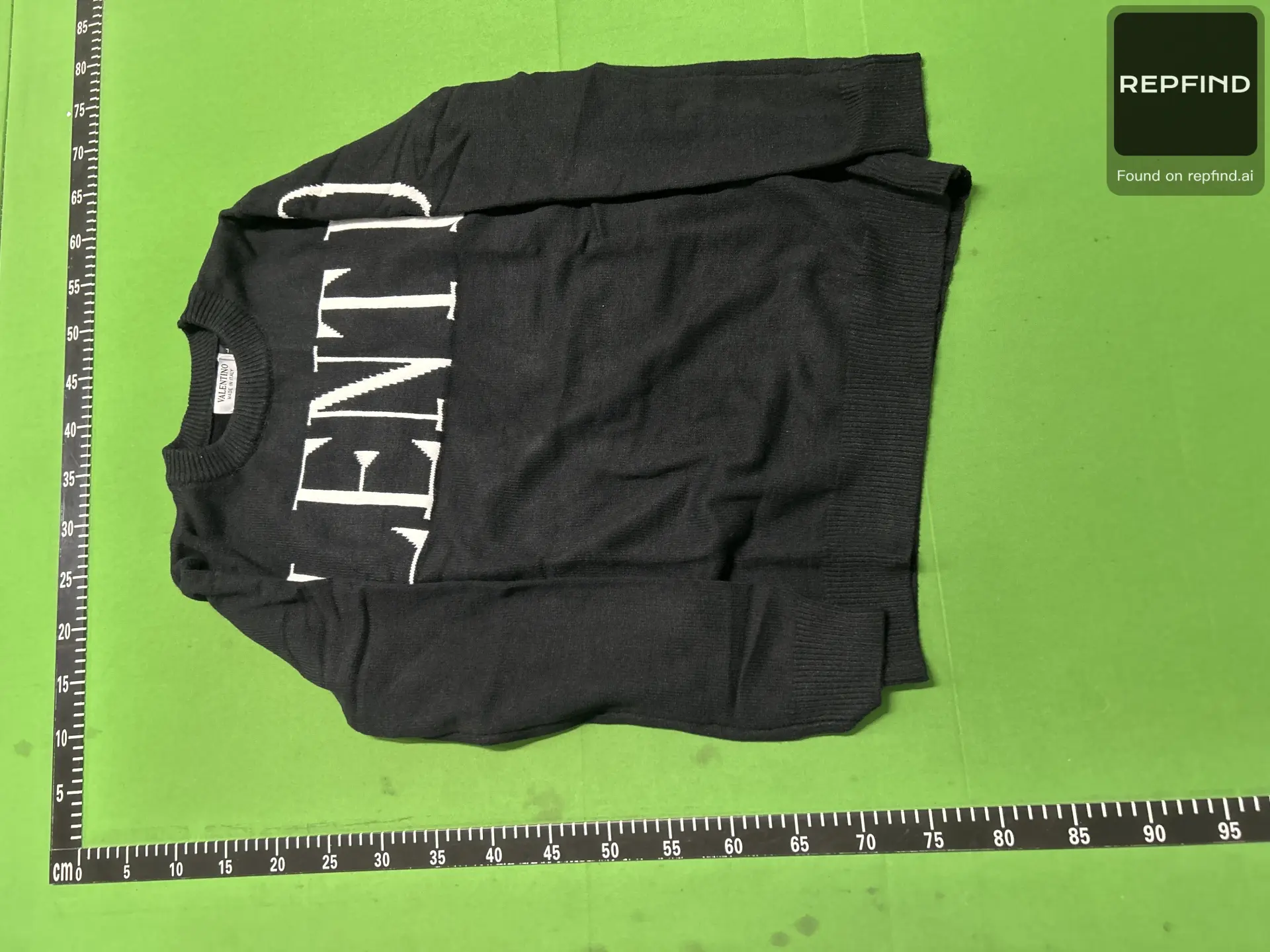 All-Over Letter Logo Knit Sweater -3