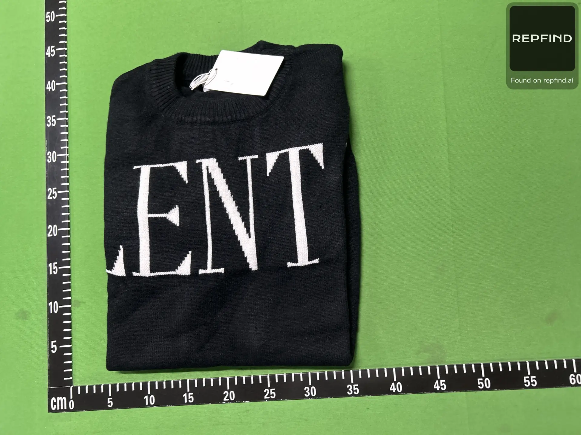 All-Over Letter Logo Knit Sweater -5