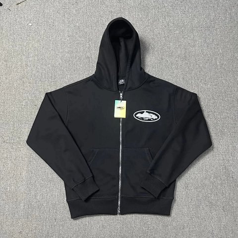 Streetwear Zip-Up Hoodie Set 0