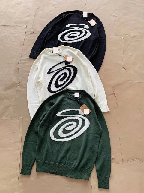 Swirl Graphic Crewneck Sweatsh