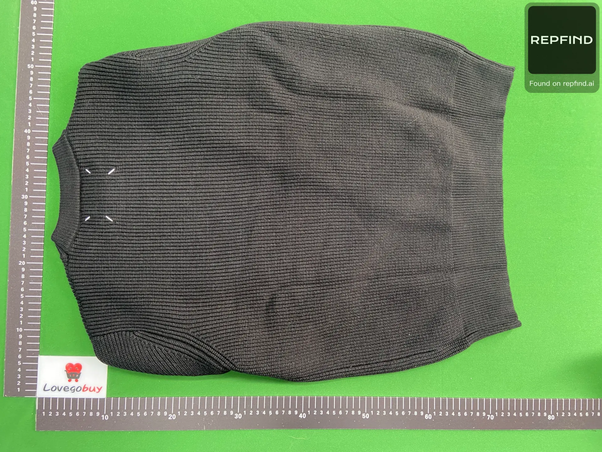 Textured Crewneck Knit Sweater -2