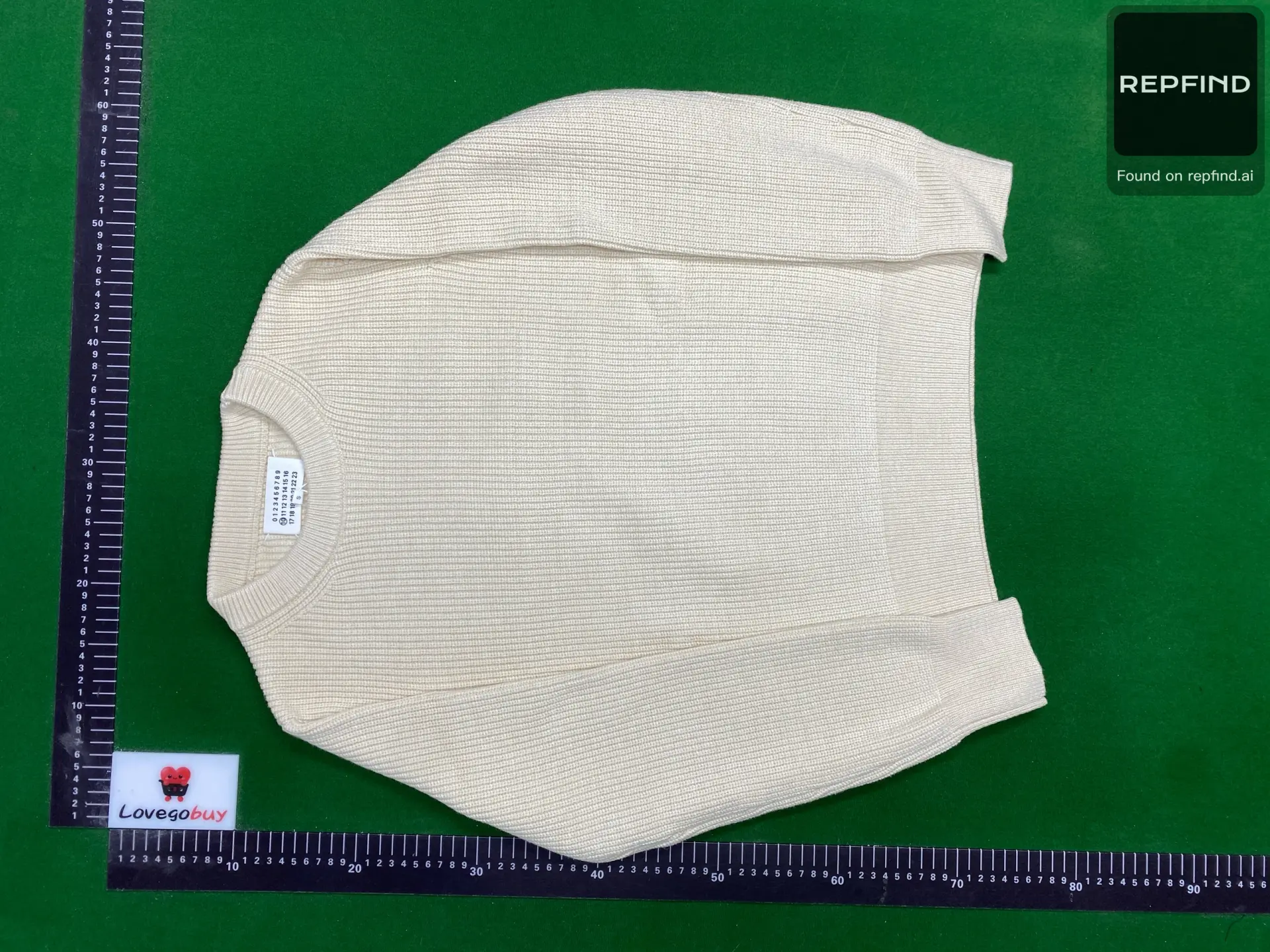 Textured Crewneck Knit Sweater -3