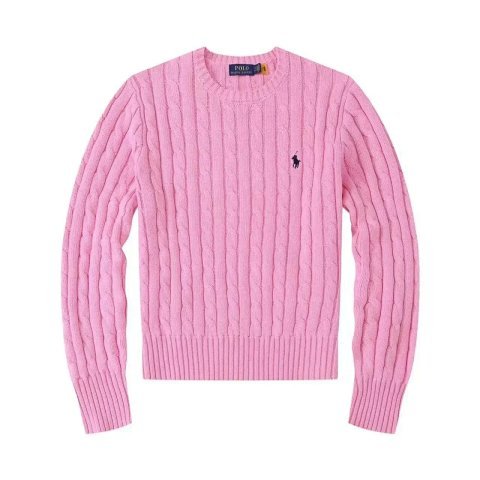 Pony Embroidered Cotton Cable-