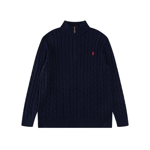 Pony Embroidered Half-Zip Cabl