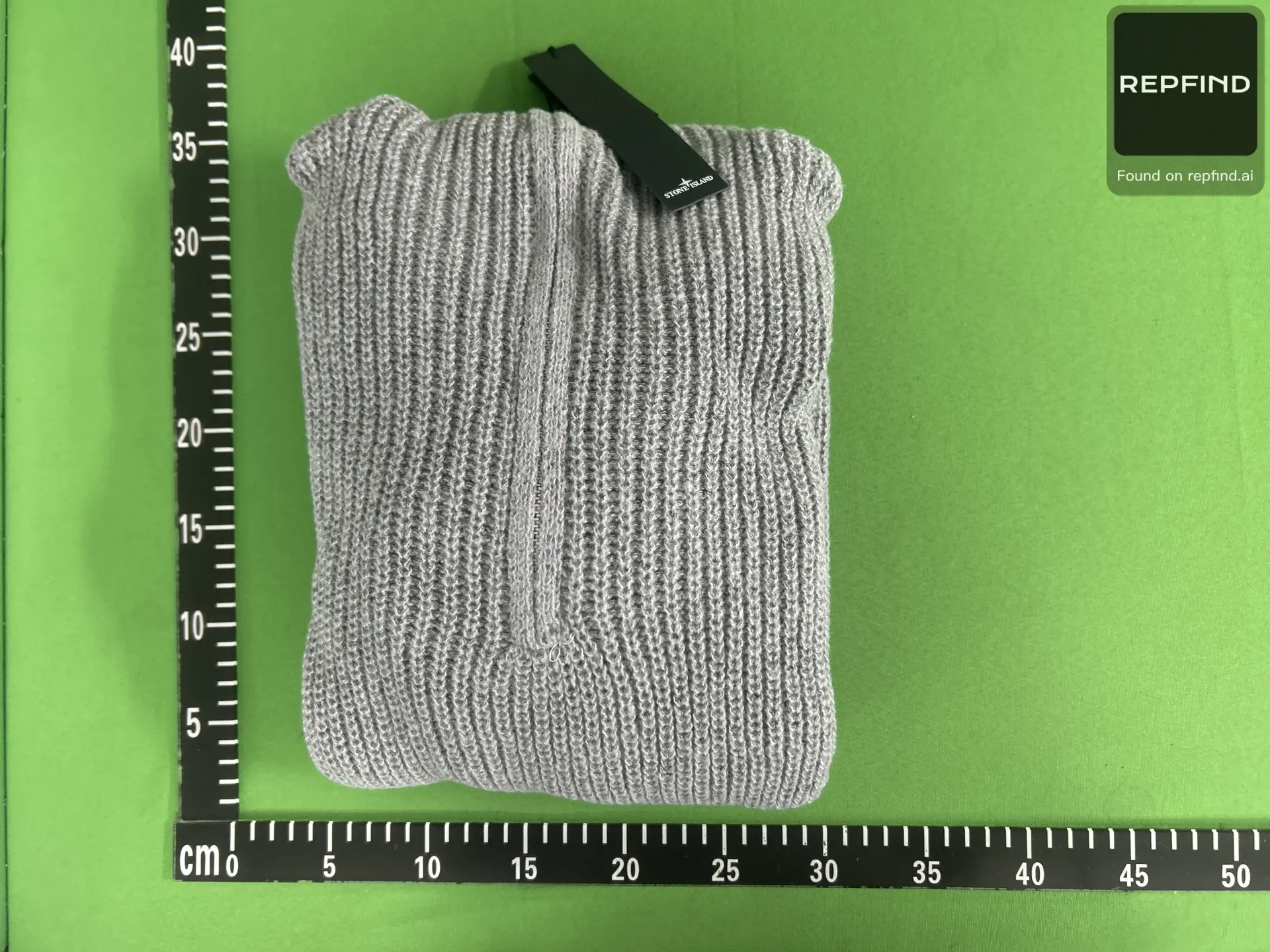 Gray Ribbed Hooded Knit Sweater 005-KEB -4