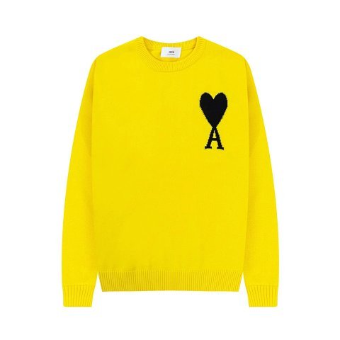 Heart Emblem Crewneck Knit Swe