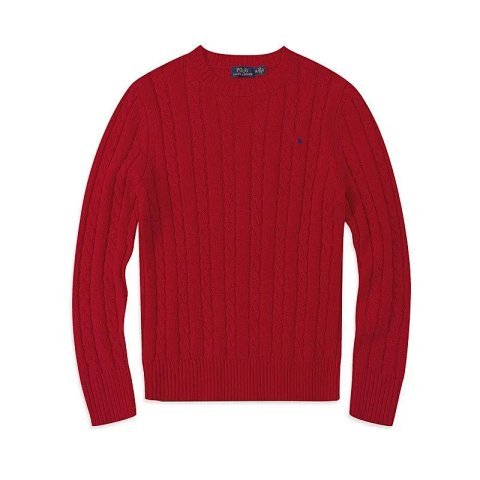 Cable-Knit Crewneck Sweater
